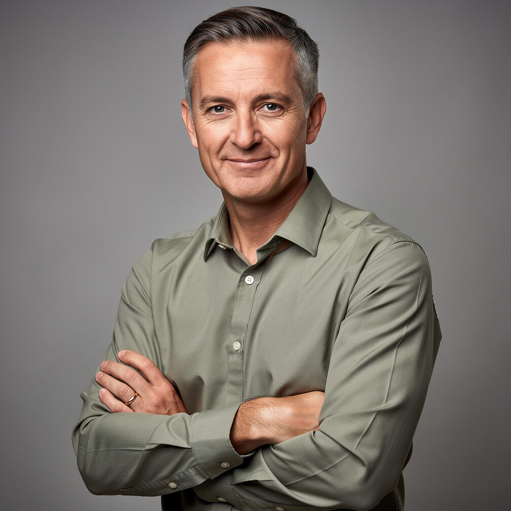 Portrait of a male broadcast director instructor
